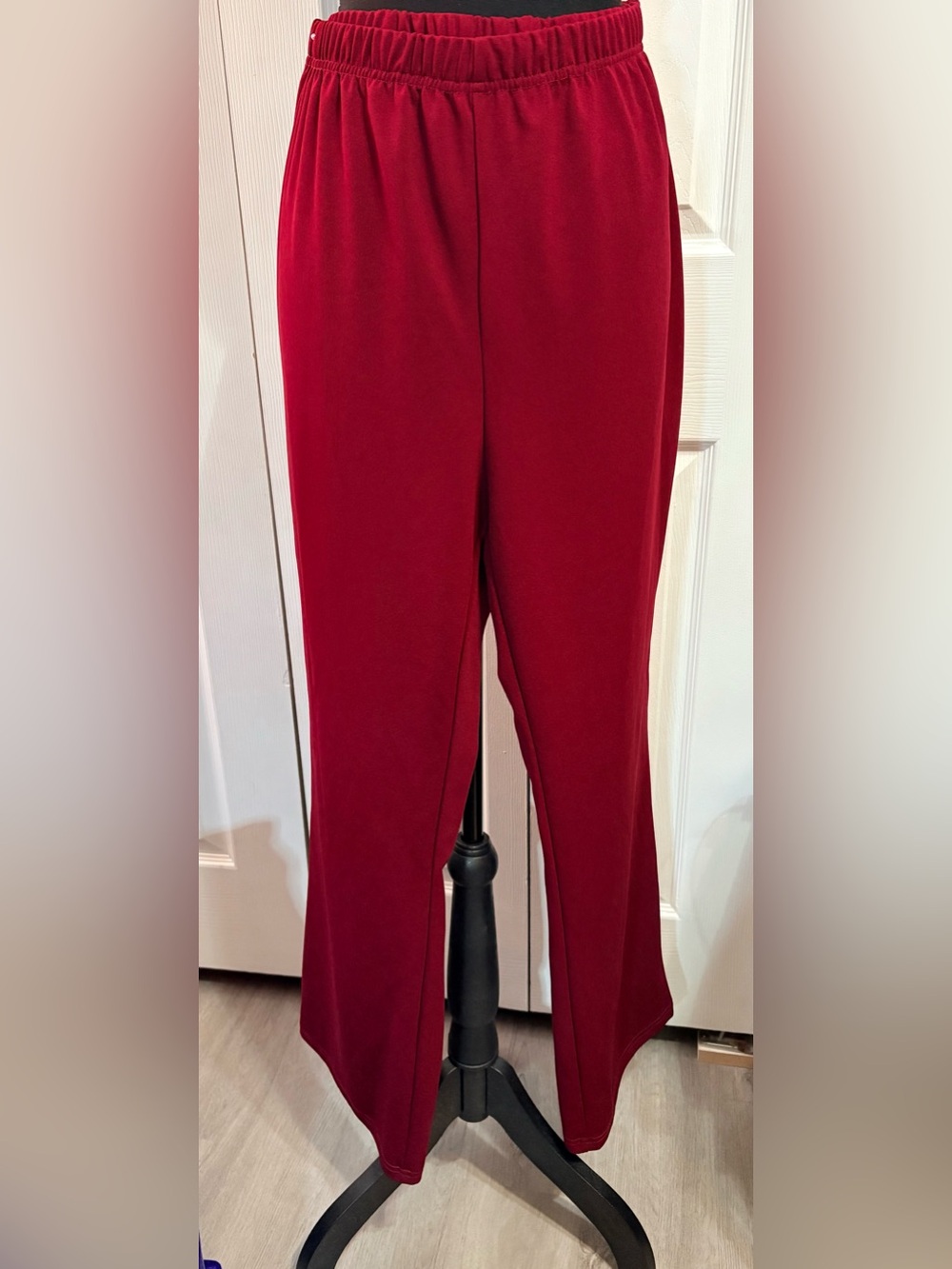 Women's Elastic-Waist Wide-Leg Pants - BUNDLE (3 pairs of pants)